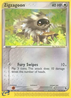 Zigzagoon (EX Ruby & Sapphire #79/109)