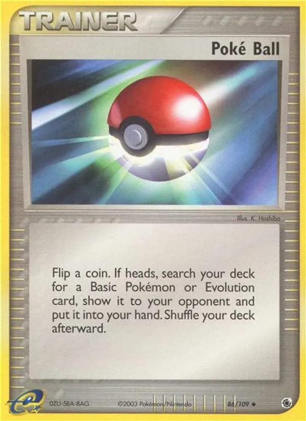 Poké Ball (EX Ruby & Sapphire #86/109)