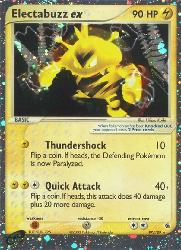 Electabuzz ex (EX Ruby & Sapphire #97/109)