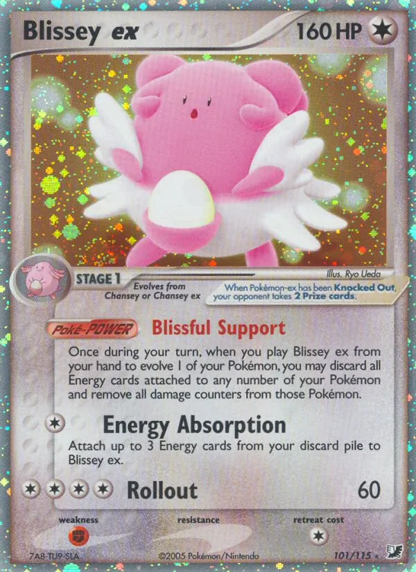 Blissey ex (EX Unseen Forces #101/115)
