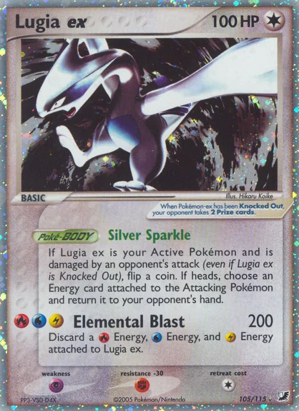Lugia ex (EX Unseen Forces #105/115)