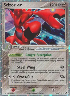 Scizor ex (EX Unseen Forces #108/115)