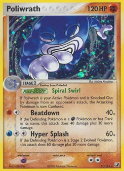 Poliwrath (EX Unseen Forces #11/115)