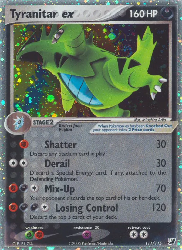 Tyranitar ex (EX Unseen Forces #111/115)
