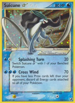 Suicune ☆ (EX Unseen Forces #115/115)
