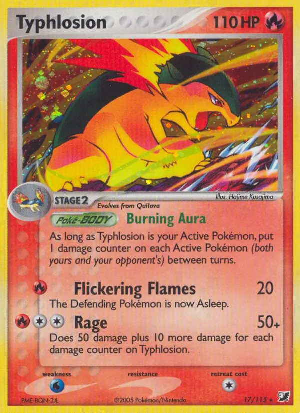 Typhlosion (EX Unseen Forces #17/115)