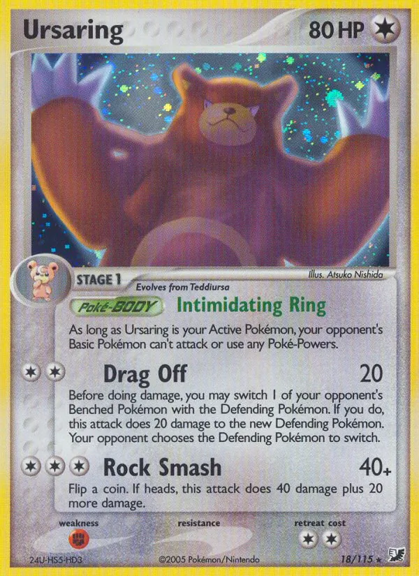 Ursaring (EX Unseen Forces #18/115)