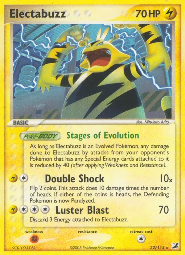 Electabuzz (EX Unseen Forces #22/115)