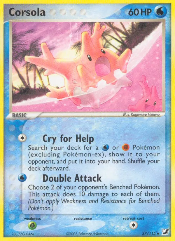 Corsola (EX Unseen Forces #37/115)
