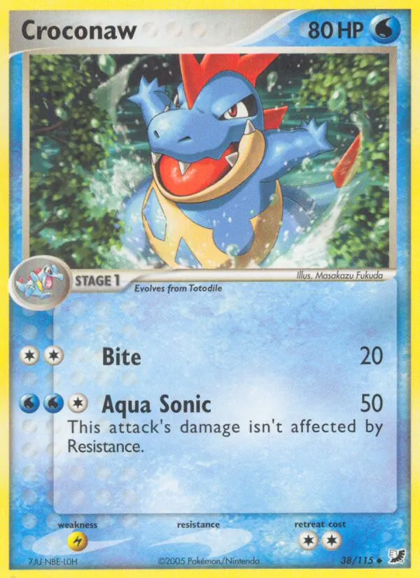 Croconaw (EX Unseen Forces #38/115)