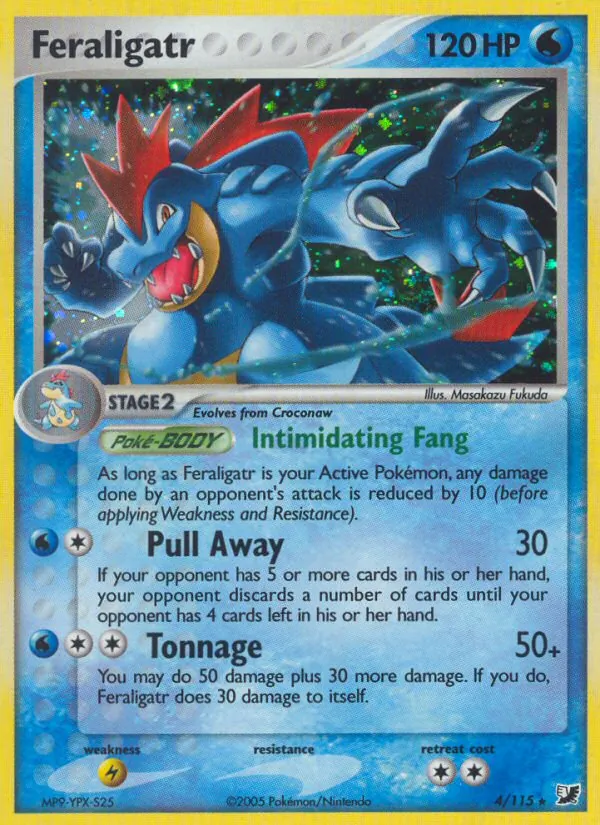 Feraligatr (EX Unseen Forces #4/115)