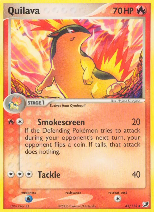 Quilava (EX Unseen Forces #45/115)