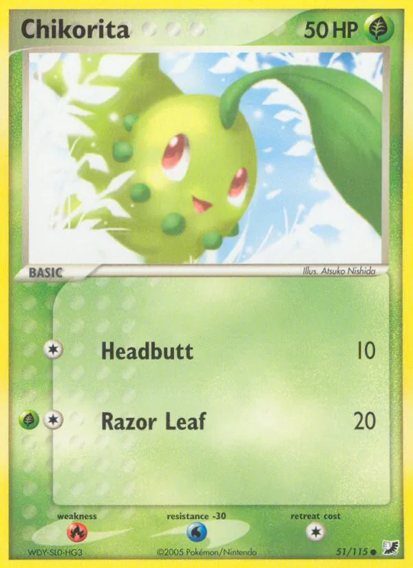 Chikorita (EX Unseen Forces #51/115)