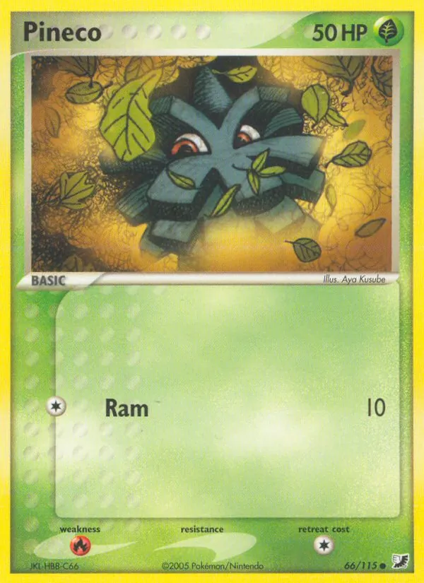 Pineco (EX Unseen Forces #66/115)