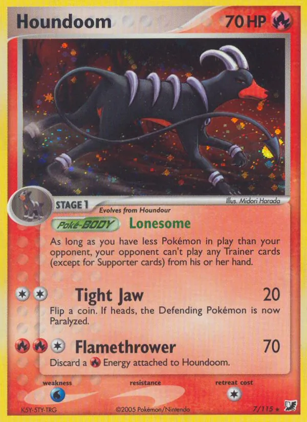 Houndoom (EX Unseen Forces #7/115)