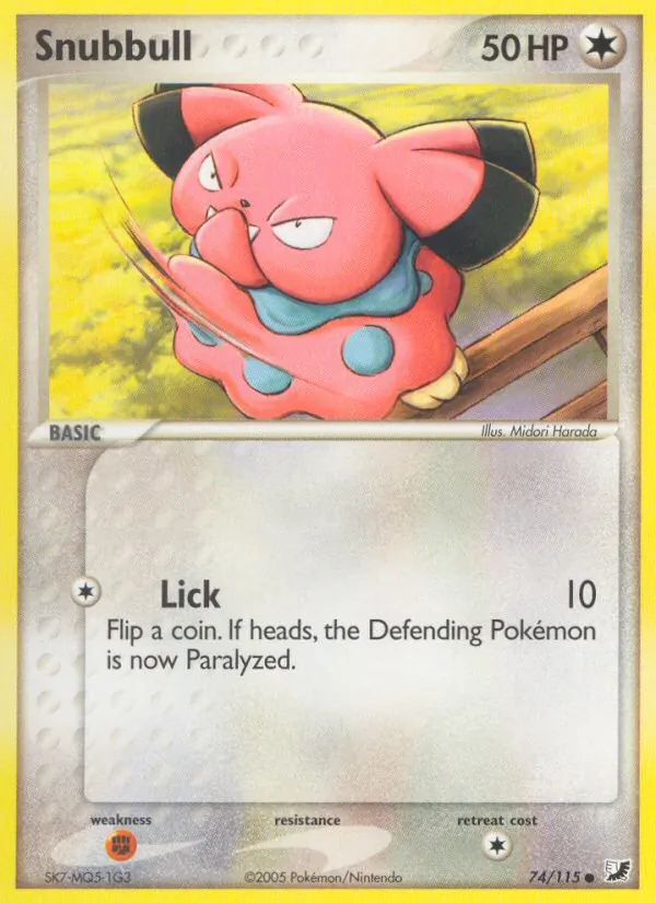 Snubbull (EX Unseen Forces #74/115)