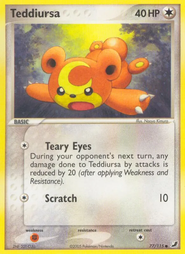 Teddiursa (EX Unseen Forces #77/115)