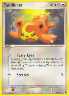 Teddiursa (EX Unseen Forces #77/115)