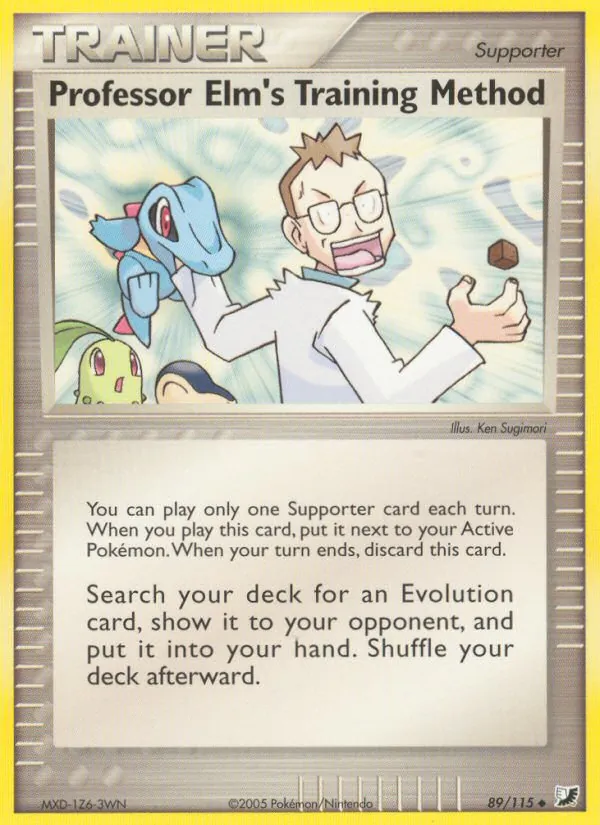 Professor Elm's Training Method (EX Unseen Forces #89/115)