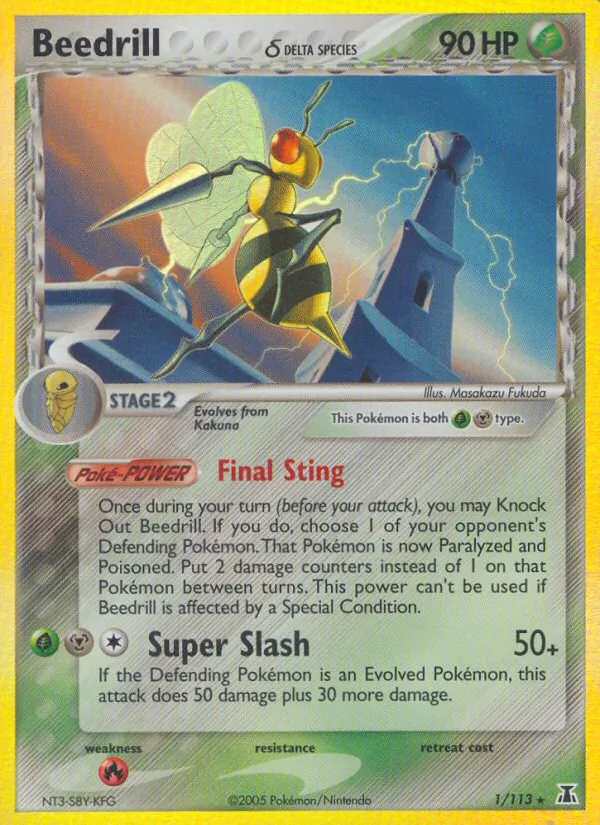 Beedrill δ (EX Delta Species #1/113)