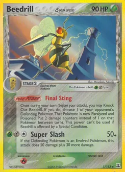 Beedrill δ (EX Delta Species #1/113)