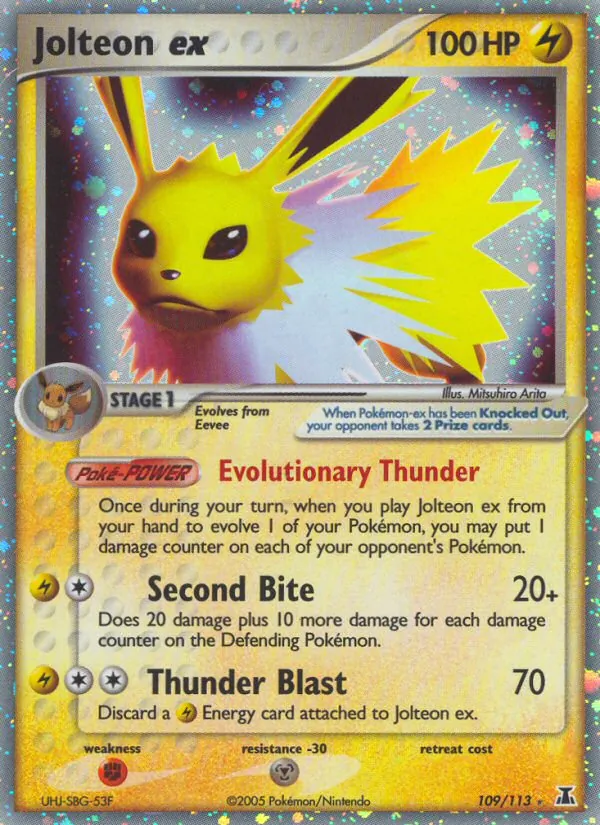 Jolteon ex (EX Delta Species #109/113)