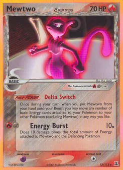 Mewtwo δ (EX Delta Species #12/113)