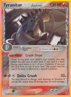 Tyranitar δ (EX Delta Species #16/113)