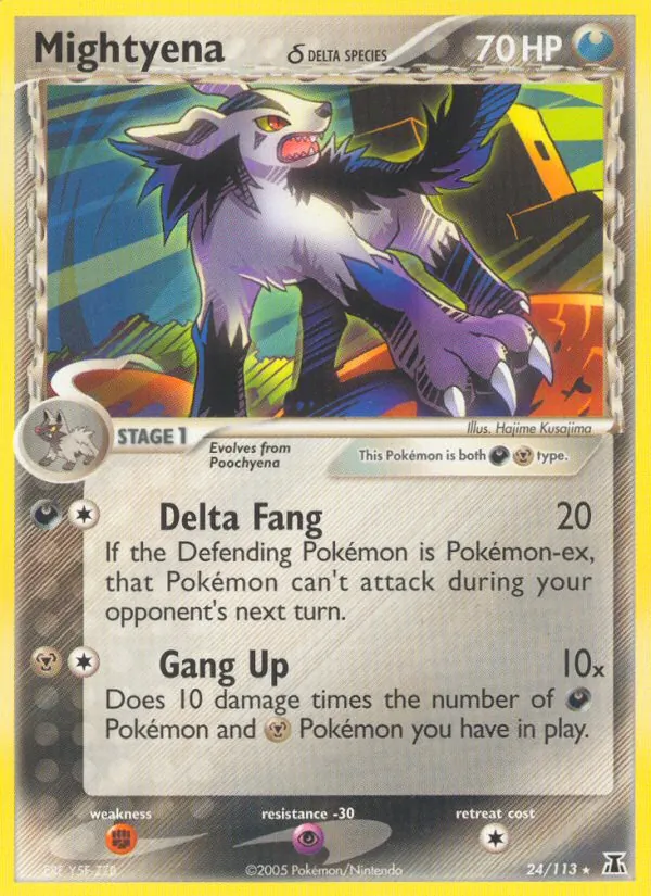 Mightyena δ (EX Delta Species #24/113)