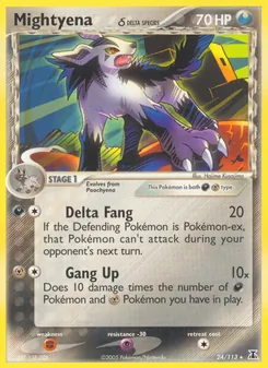 Mightyena δ (EX Delta Species #24/113)