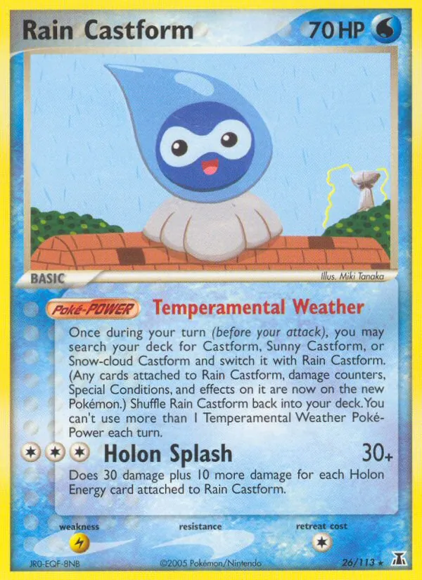 Rain Castform (EX Delta Species #26/113)