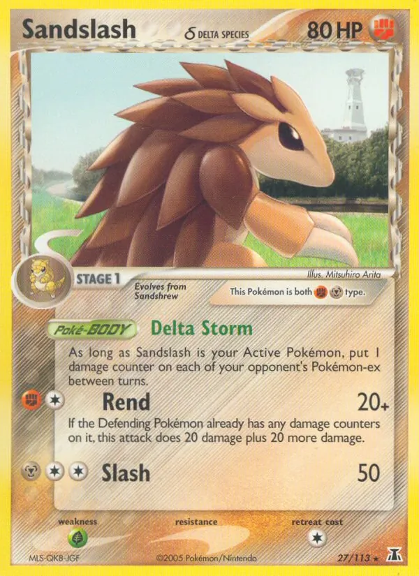 Sandslash δ (EX Delta Species #27/113)