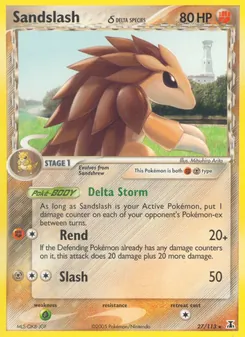 Sandamer δ (EX Delta Species #27/113)