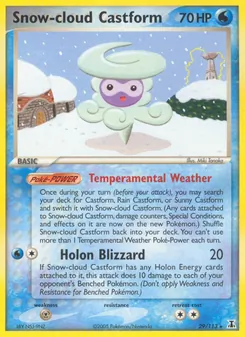 Snow-cloud Castform (EX Delta Species #29/113)