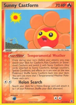 Sunny Castform (EX Delta Species #31/113)