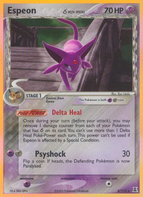 Espeon δ (EX Delta Species #4/113)
