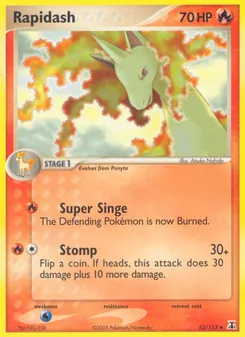 Rapidash (EX Delta Species #52/113)
