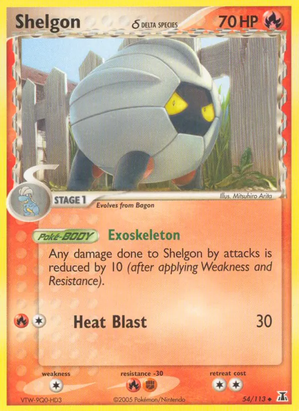Shelgon δ (EX Delta Species #54/113)