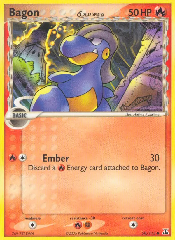 Bagon δ (EX Delta Species #58/113)