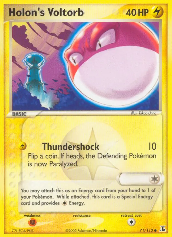 Holon's Voltorb (EX Delta Species #71/113)