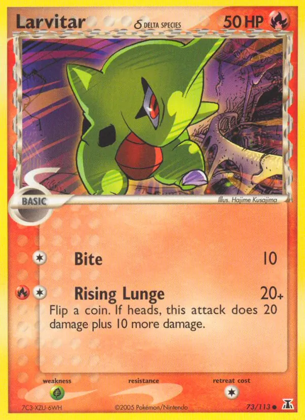 Larvitar δ (EX Delta Species #73/113)