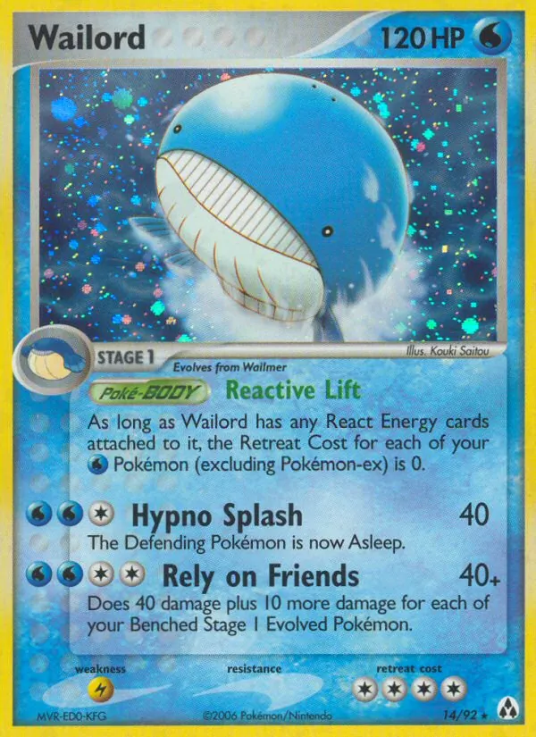 Wailord (EX Legend Maker #14/92)