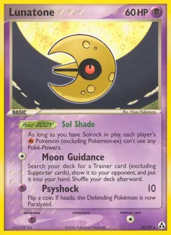 Lunatone (EX Legend Maker #20/92)