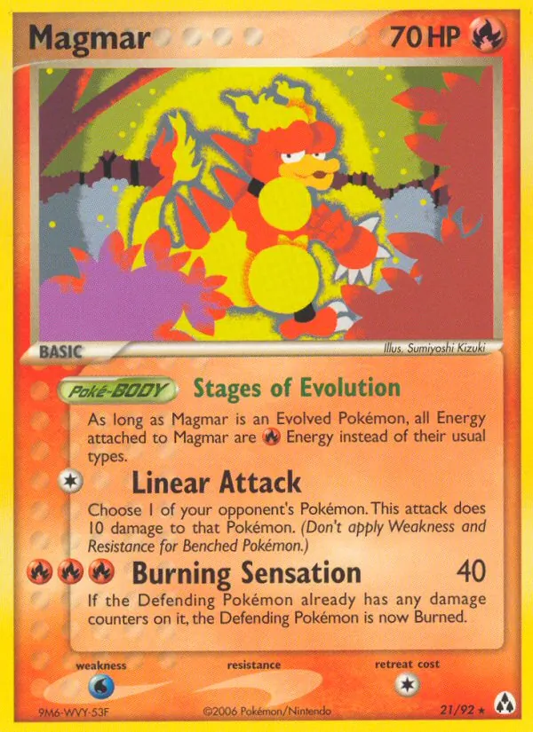 Magmar (EX Legend Maker #21/92)