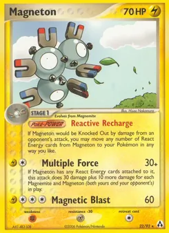 Magneton (EX Legend Maker #22/92)