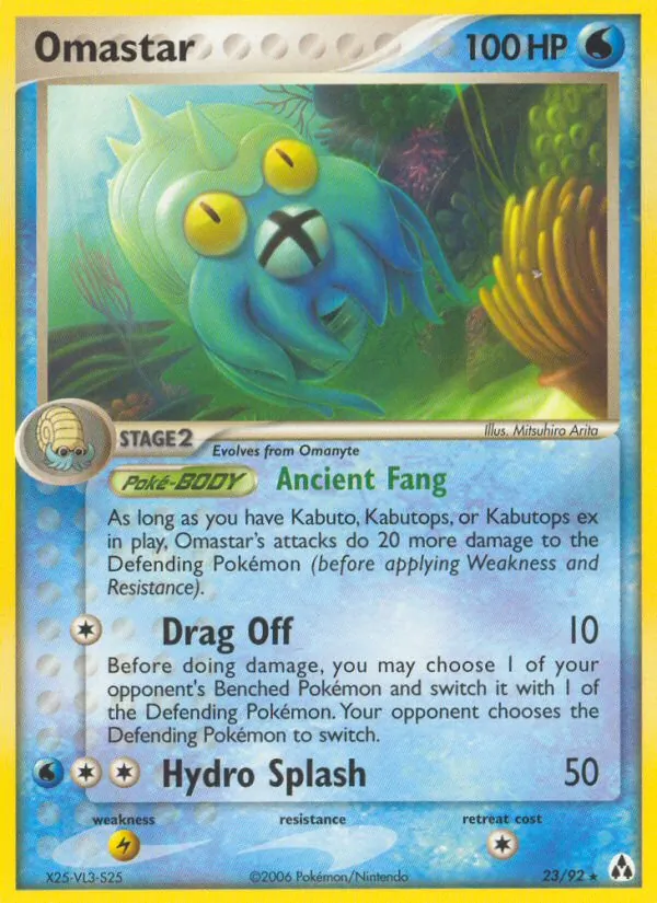 Omastar (EX Legend Maker #23/92)