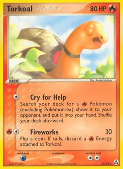Torkoal (EX Legend Maker #27/92)