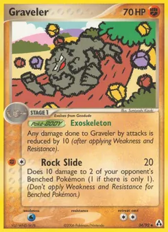 Graveler (EX Legend Maker #34/92)