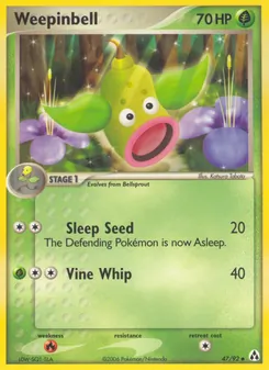 Weepinbell (EX Legend Maker #47/92)