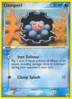 Clamperl (EX Legend Maker #51/92)